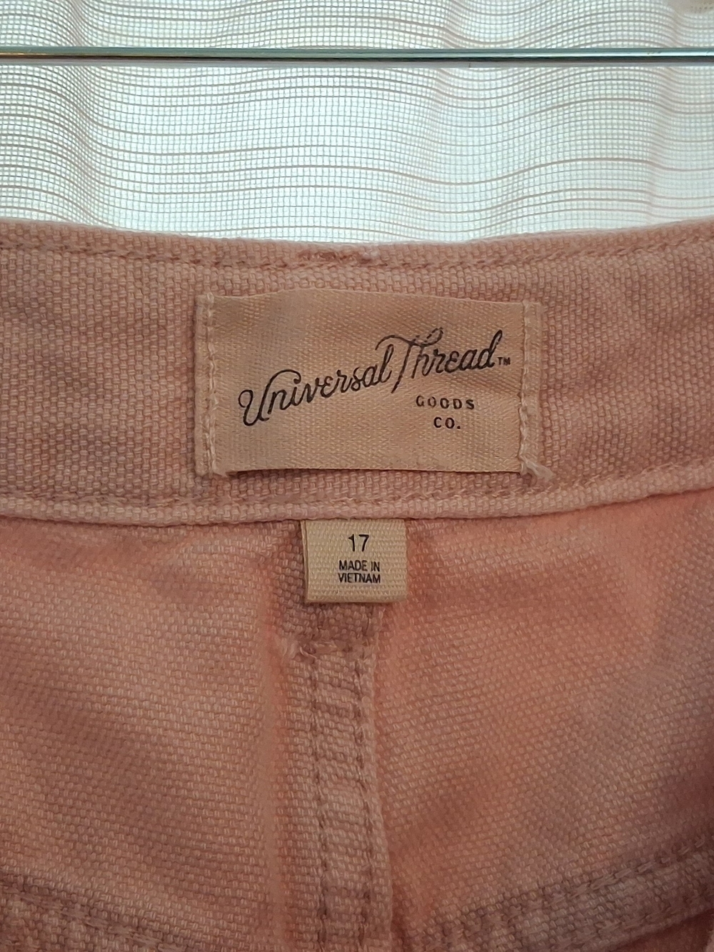 👖🌹Universal Thread Cotton Denim Jeans - Dusty Rose - Juniors Sz. 17🌹👖 - Picture 5 of 10